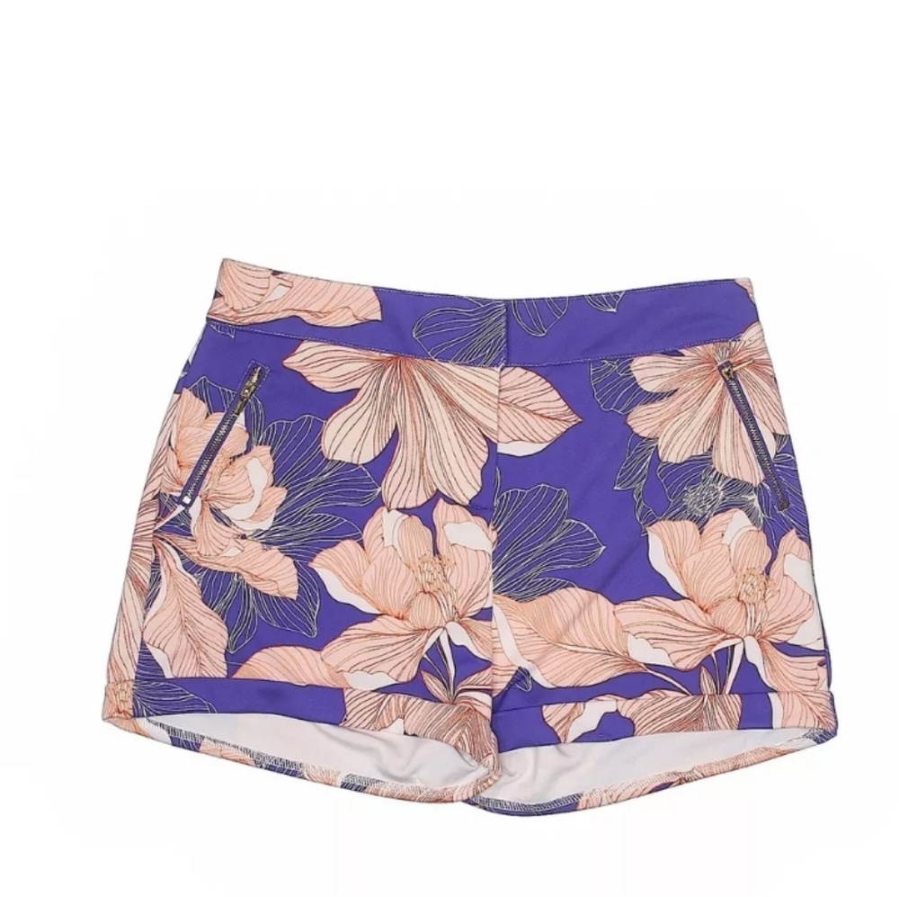 BEBE purple shorts